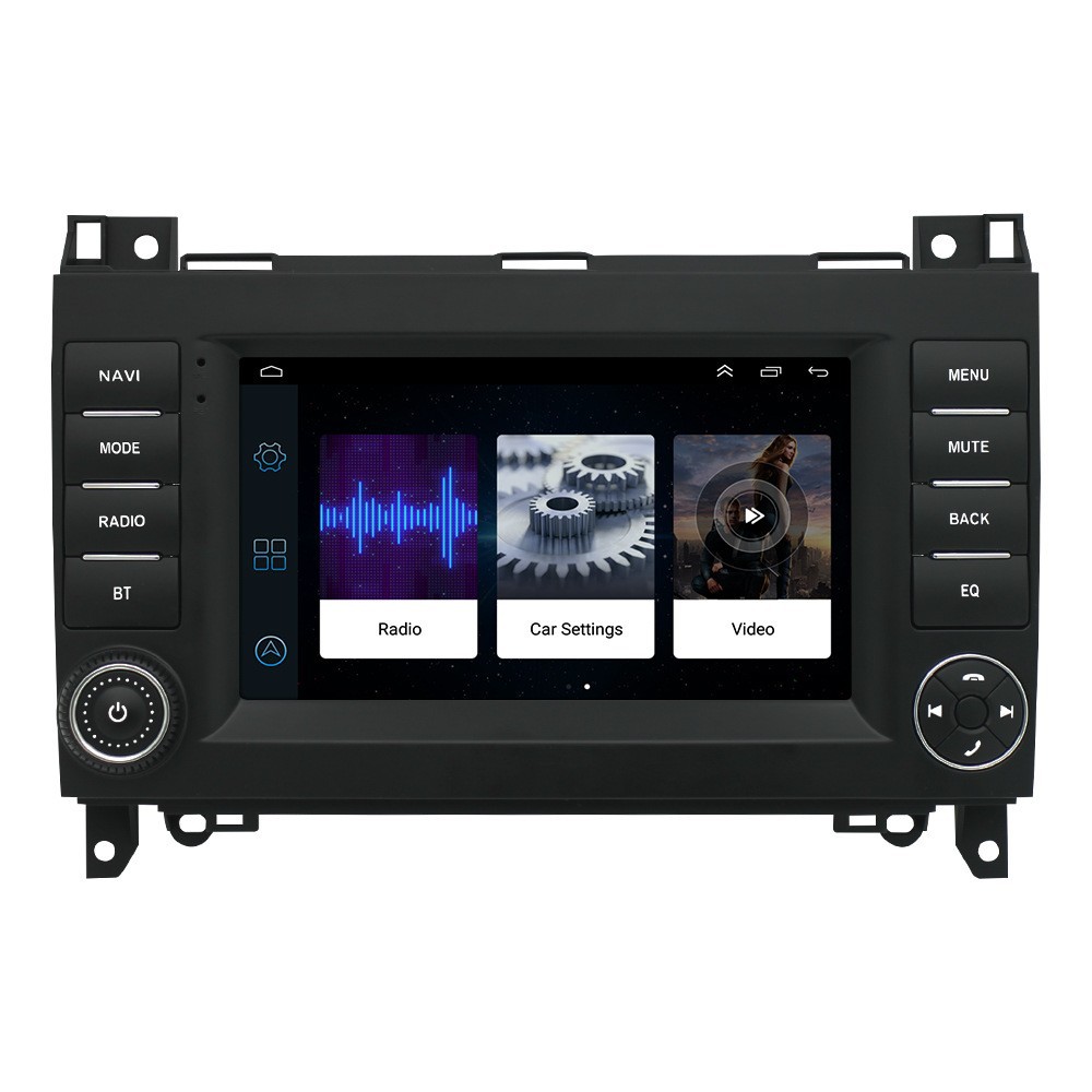 Aplicable al navegador de coche Mercedes-Benz B200 Viano Weiting lingte 7 pulgadas coche de pantalla grande Android máquina todo en uno