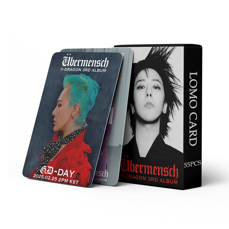 G-DRAGON グァン・ジロン個人アルバム応援カード スターパーソナルLOMOフォトカード工場 55枚在庫あり|undefined