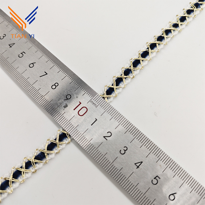 네이비 골드 와이어 크로스 * 1.0cm