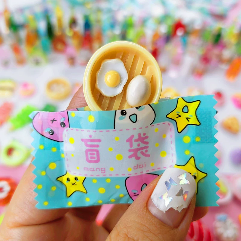 Высококачественные миниатюрные игрушки-еда в синих пакетах для творчества, модели мини-бутылочек напитков из смолы для DIY-проектов, имитирующие продукцию супермаркета