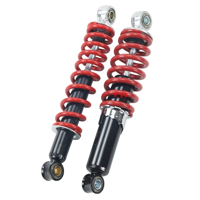 ATV front and rear shock damping system