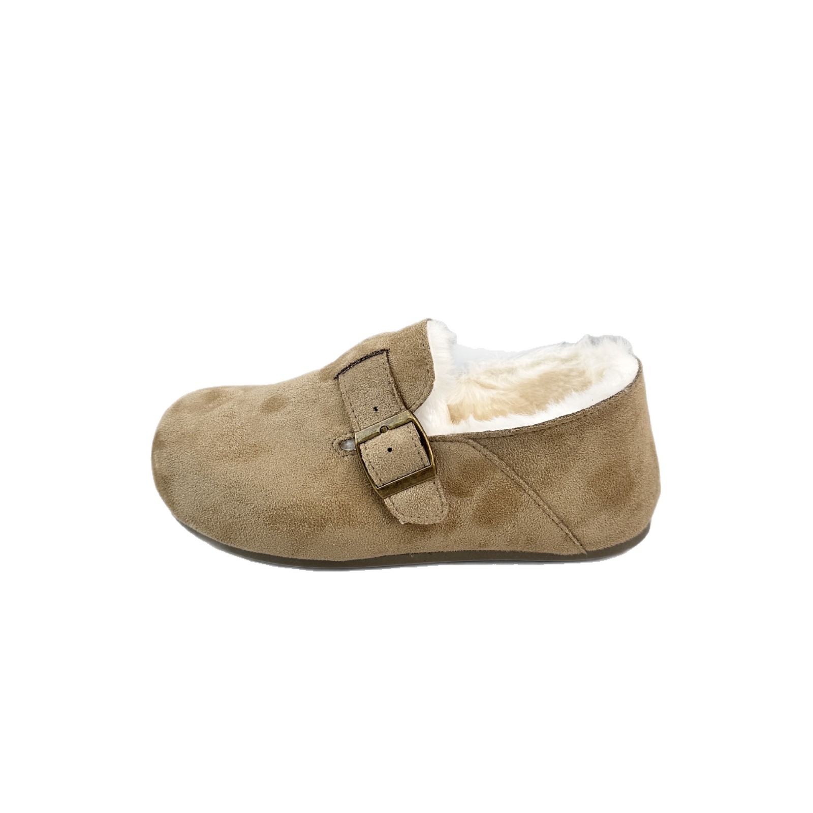 Farwave gruesa base interior aumentó la altura de los zapatos Birken 2025, nuevos zapatos de algodón de nieve perezoso, cabeza grande, hermosa, agencia de pelo image 6
