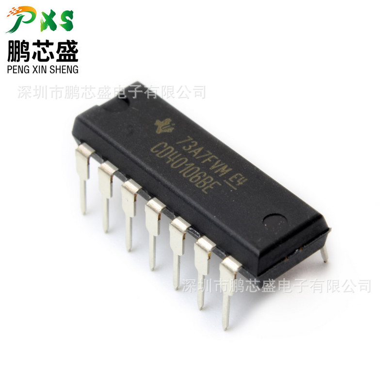 Cd40106Be Original New 4000B Series Logic Ic Inverter for Industrial Control Equipment