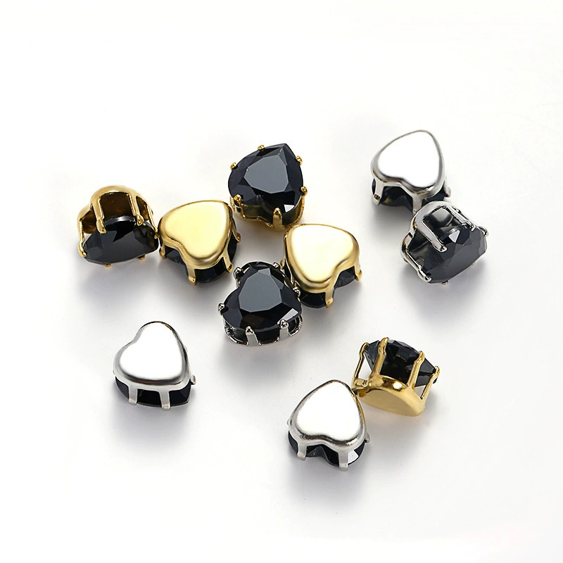 Synthesized white accessories with zircon, 8mm
