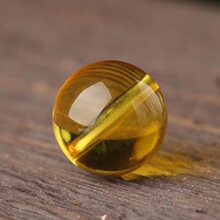 新中式珠子圆珠金珀蓝珀鸡油黄蜜蜡DIY散珠多宝配珠星月金刚菩提