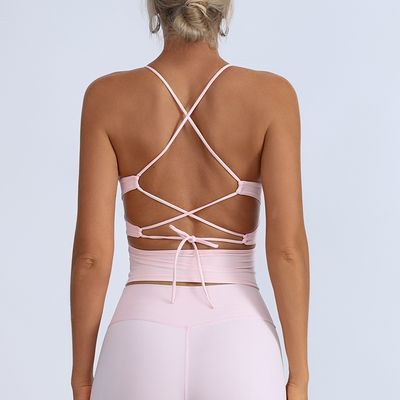 Cross-border backband chaleco transpirable, ropa interior deportiva para correr, ropa de yoga deportiva para mujeres