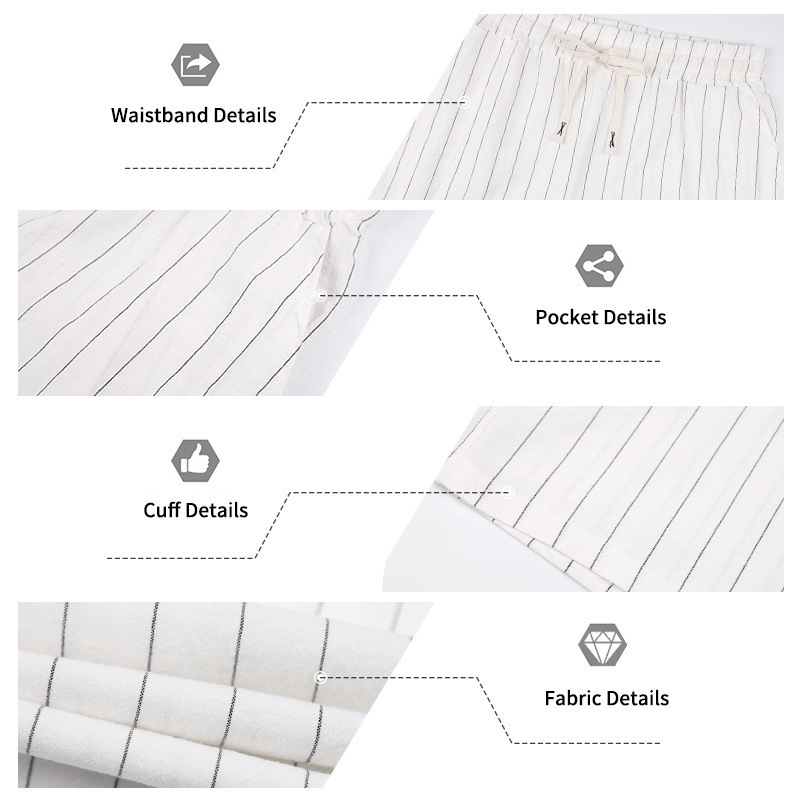 Men's Linen Long Sleeve Hooded Henley Shirt With Shorts Set, Jacquard Vertical Stripe Pattern, Relaxed Fit For Summer Commute And Casual Wear_viptrois.com