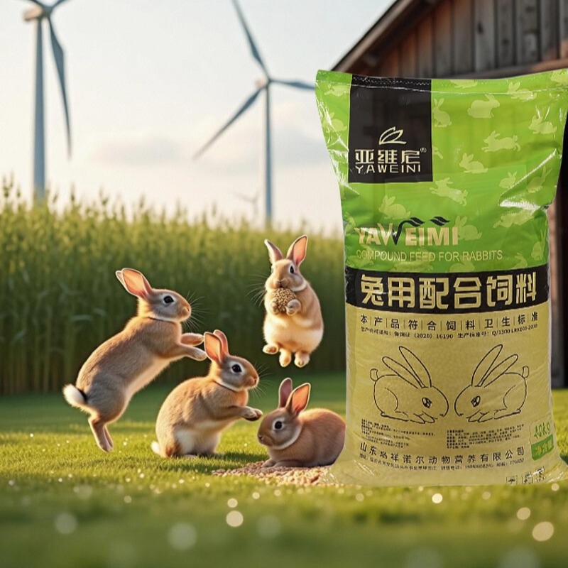 Rabbit Food Rabbit Feed 40kg Adult Rabbit Guinea Pig Food Pet Rabbit Main Food Nutritional Anti-Coccidiosis Feed