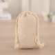 Custom Canvas Bundle Pocket Blank Rice Bag Shrink Rope Outgoing Shopping Daily Shoulder Storage Bag