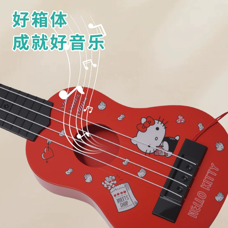 Санрио Ukulele с нотами, гитара для начинающих, игрушка-музыка в виде мультяшного персонажа