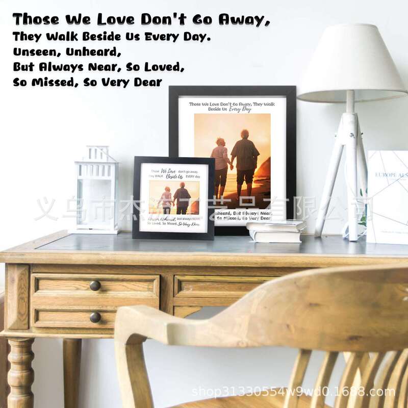 Amazon's Best-Selling Wooden Memorial Photo Frame for Grandparents, a Tribute to Loved Ones, Suitable for Display on a Table or Wall Hanging in the Living Room