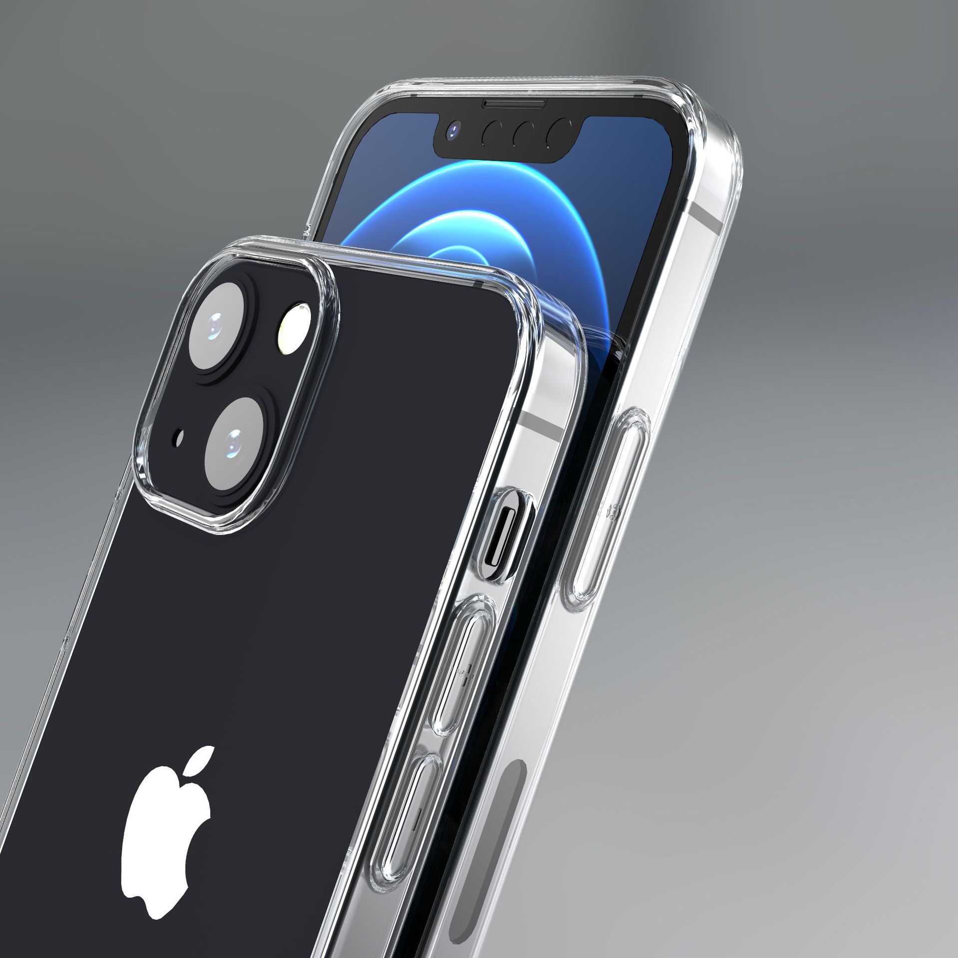 LIMERCA [İnce Delikli] Apple 16 iPhone 15 Pro Max İçin Uygun Şeffaf Telefon Kılıfı TPU