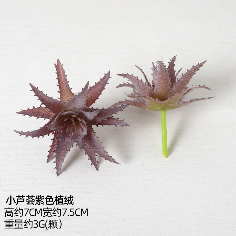 Simulación transfronteriza suculenta especial para plantación de aloe vera pequeña plantación verde pequeña plantación de bonsai pequeña plantación de flores suculentas accesorios diy falso plantación verde
