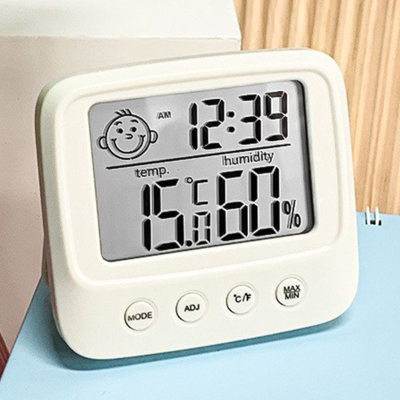 工厂立式挂式多功能大屏幕高精度家用湿度温度表室内温湿度计批发