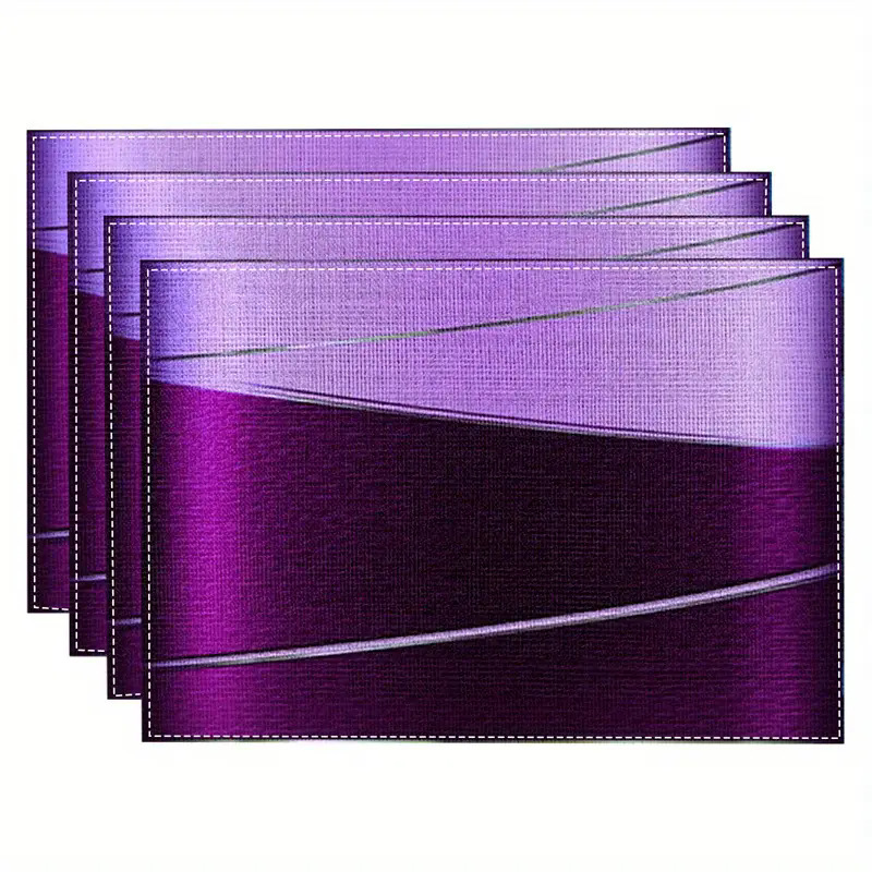 Transfronterizos lino almohadilla de mesa Aliexpress TEMU Amazon almohadilla de mesa cuadrada búfalo rojo almohadilla de Navidad Día de la Independencia