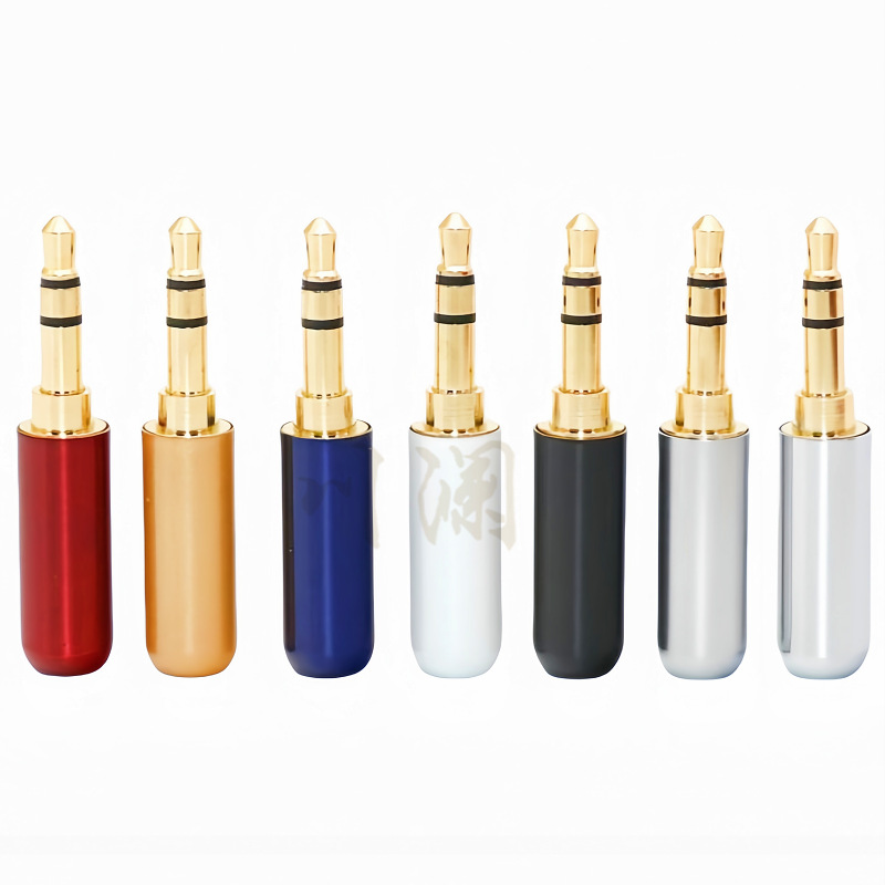 3 Pole 3.5 Plug 3.5 Audio Plug Gold Plated Stereo Headset Plug Diy...