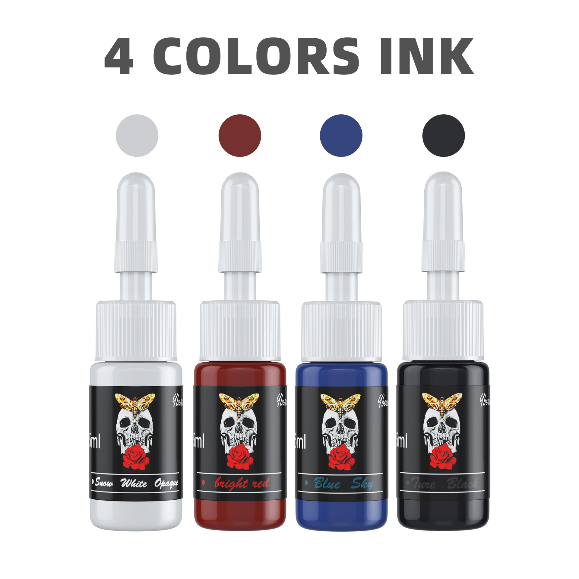 Paquete de consumo de tinta de tatuaje tinta de tatuaje pigmento de tatuaje transferencia de gel papel de transferencia de lona desechable