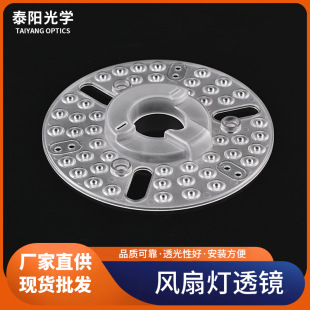 Fan Lamp Lens Led Indoor Lamp High Light Transmission Accessories Pc Plastic Lens Kit Manufacturers Wholesale