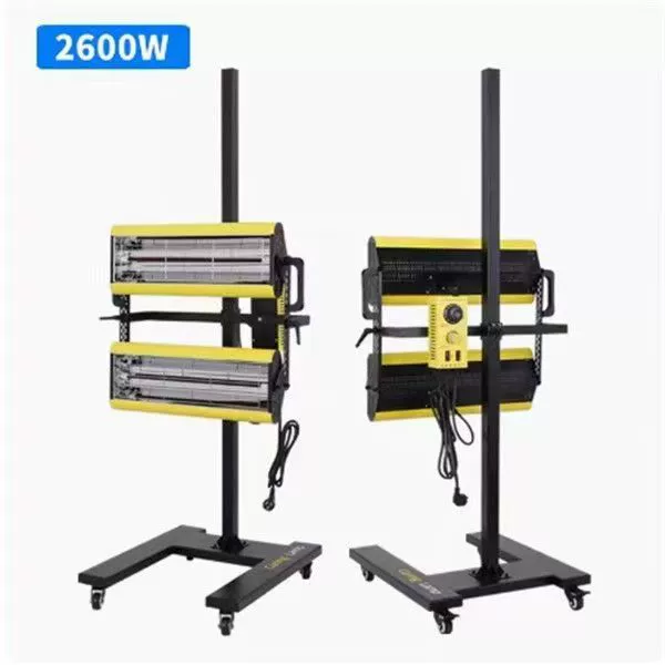 Автомобильная лампа для выпечки, аэрозольная краска, мобильная коротковолновая инфракрасная лампа для краски, промышленная высокотемпературная сушильная лампа для краски