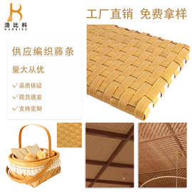 厂家直销PE塑料手工藤编藤条材料仿真藤条椅子修复仿真藤凉席藤