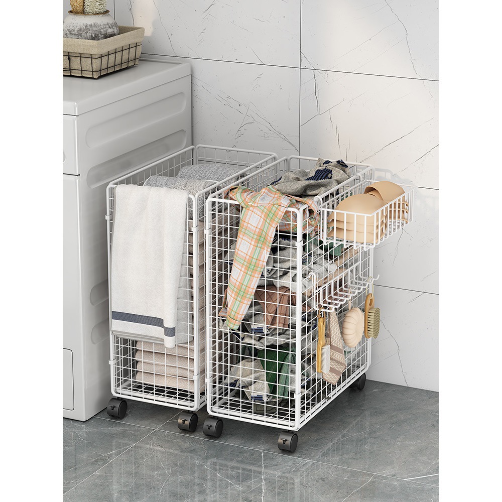 Dirty Clothes Basket, Bathroom Dirty Clothes Storage Basket, Household Clothes Storage Artifact, Laundry Basket, Bathroom Dirty Clothes Basket, Foldableable