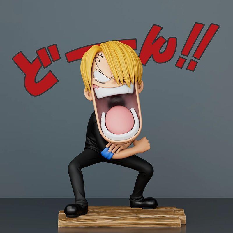 ワンピース VAGA 飢餓三人組海賊ゾロルフィー三船長アニメ GK フィギュア像装飾品|undefined