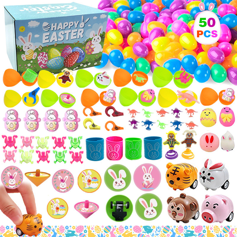 Juguete de Conejo de Peluche para Niños, Regalo de Pascua, Juguete de Cápsula, Huevo de Pascua DIY de Amazon 2026