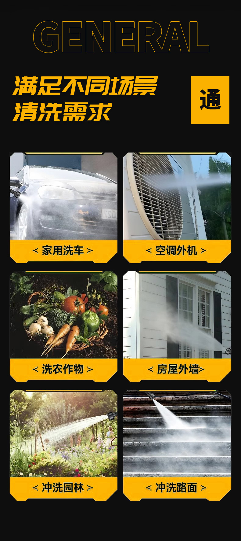Customized Wireless Car Washing Machine, Portable High-Pressure Water Gun for Cars, High-Power Vehicle-Mounted Lithium Battery, Household Electric Car Washing