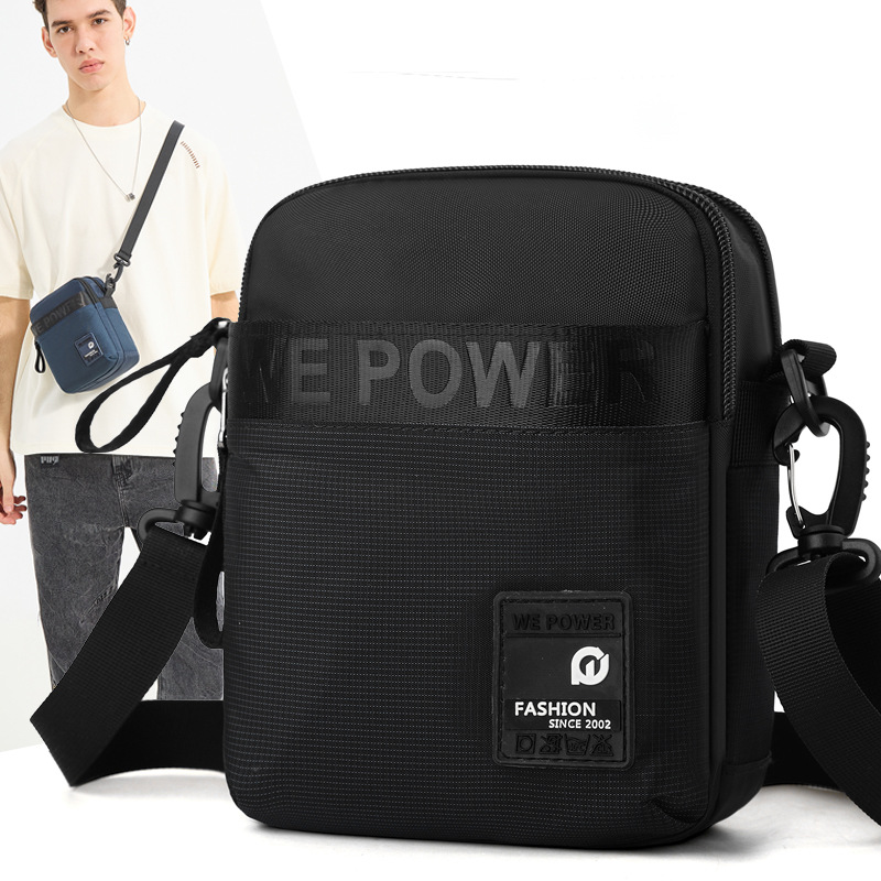 WEPOWER nuevo tipo de bolso de hombro casual para hombres, bolso de cintura, mochila pequeña, bolso de hombro ligero para hombres.