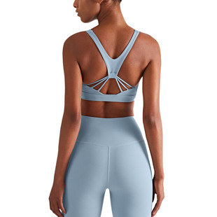 European and American Cross-Border Yoga Fitness Bra Women's High-Intensity Shock-Proof Vest Support Sportswear Intimates Outdoor Ok3