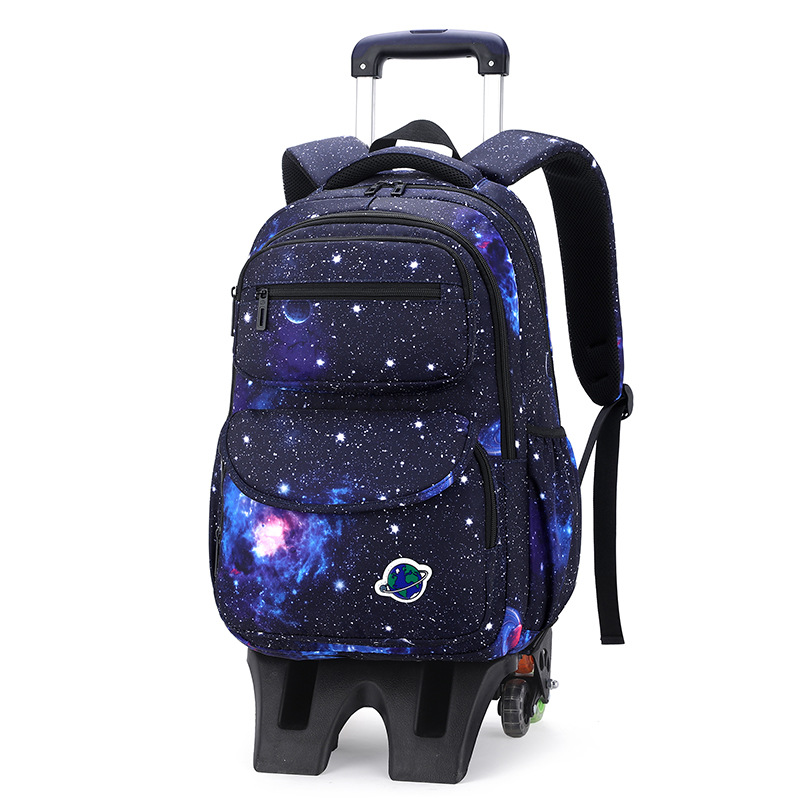 Peces naturales nueva mochila de tres piezas para estudiantes de escuela primaria subir escaleras de gran capacidad impermeable transfronteriza Venta caliente