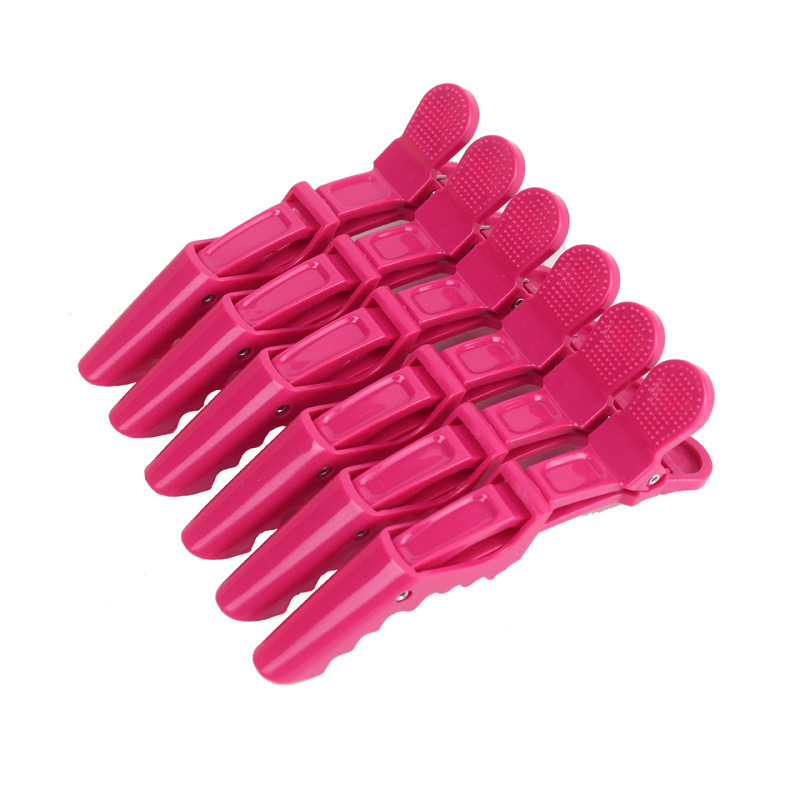 工場直売美髪ワニ口クリップキャンディー色髪廊染毛パーマ専用ヘアクリップアヒル口クリップ家庭用|undefined