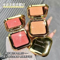 MGL ~ 霧感の頬紅クリームの紅のつや消しの真珠の顔は自然で持続的に発色してマッシュポテトの少女学生を修理します。