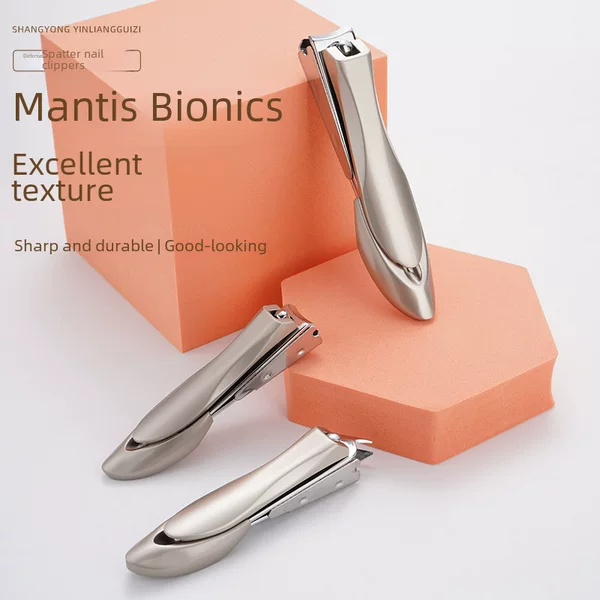 Mantis nail clippers zinc alloy anti-splash nail clippers high carbon steel nail clippers manicure pedicure tools nail set