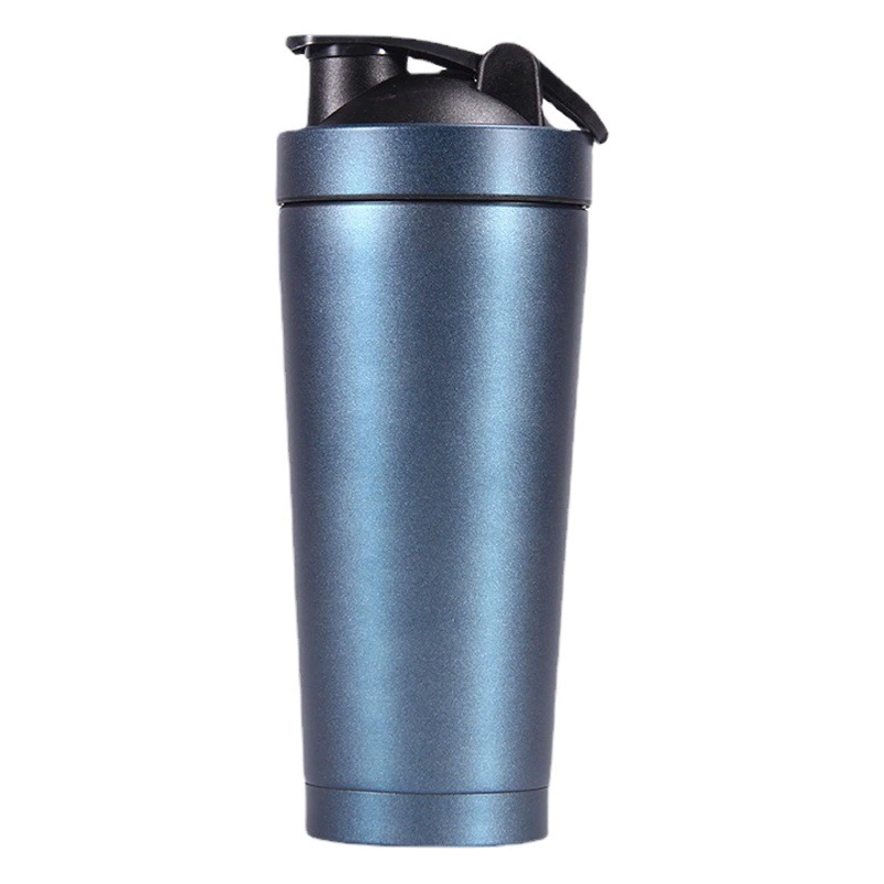 Трансграничная 750 мл двухслойная нержавеющая сталь встряхнуть чашку автомобиль встряхнуть кружку тренажерный зал протеиновый порошок спортивный горшок