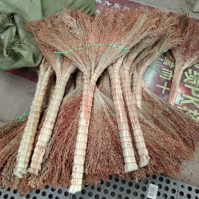 Palm broom Chinese sorghum old-fashioned Sweep the floor Broom indoor Renovation outdoor courtyard construction site Broom hair Countryside