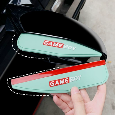 shield decoration, Rain shield - gb-rearview-mirror-rain-eyebrow-avocado-green