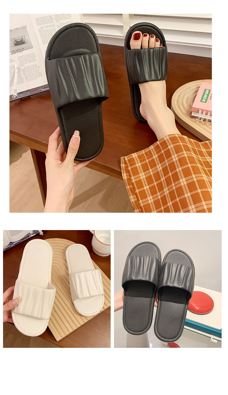 Women's Basic Cartoon Solid Color Round Toe Slides Slippers display picture 1