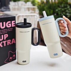 2025年新作女の子用魔法瓶カップ、高見えウォーターカップ、ステンレスビッグマック、大容量アイスカップ、タンブラー