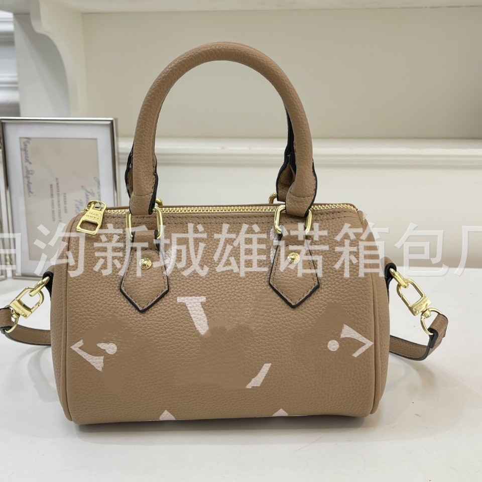 2025 Cross-Border Retro Women's Large Capacity Boston Pillow Bag Luxury Versatile Commuter Phone Bag F135# - Thumbnail 3