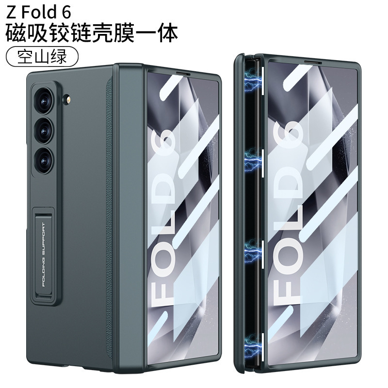Samsung ZFol6 携帯電話ケース Fold5/4/3 磁気ヒンジオールインクルーシブ w24/w23/w22 シェルフィルムホルダーに適しています。|undefined