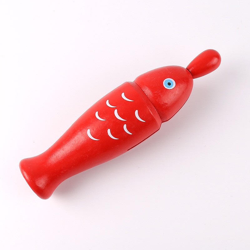 Orff sonajero de dibujos animados de madera martillo de arena de madera entrenamiento sonajero auditivo bebé ejercicio mano sosteniendo instrumento musical juguete