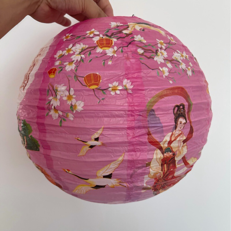 提灯中秋節提灯吊り下げ装飾品手作り DIY 折りたたみ式中秋節灯謎を当てて祝う国慶節ショッピングモール装飾古代スタイル|undefined