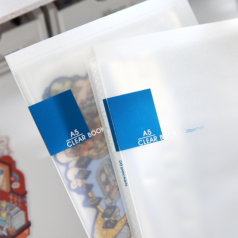 Folleto de almacenamiento de pegatinas de paisajismo 3D, libro de colección de fotos, engrosamiento, impermeable y transparente, página interior 20p en el libro de almacenamiento pp