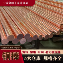 现货铜棒 H62黄铜棒易切割棒铜材 H65 H59铜棒散热器零件用铜棒