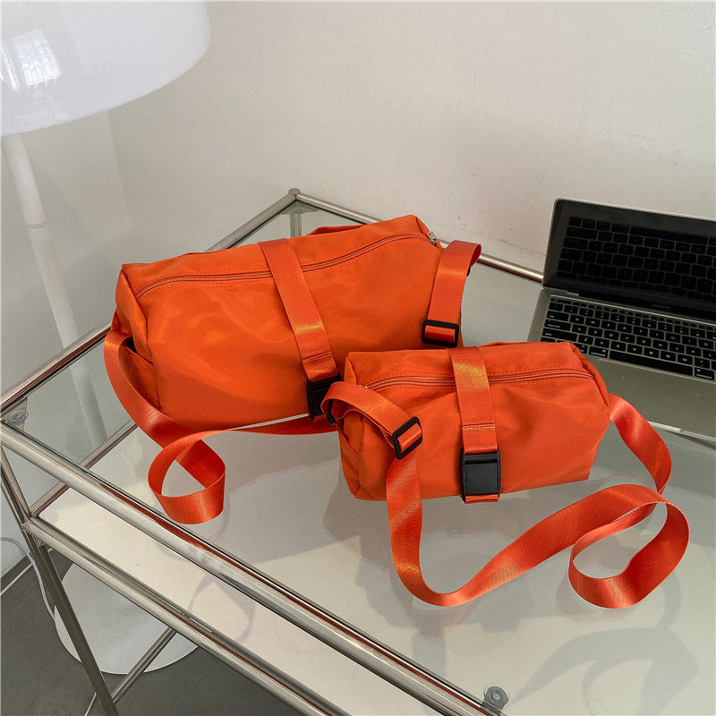 Oxford Cloth Japanese Style Trendy Brand Crossbody Bag Women's Shoulder Bag Korean Style Solid Color Shoulder Bag Casual Back All-match Commuter Bag