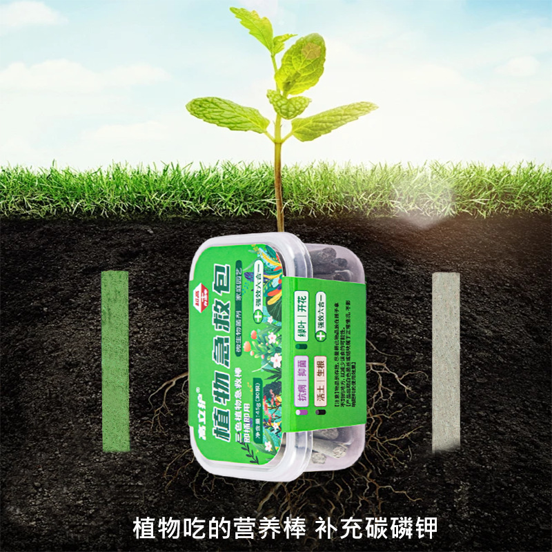 三色植物营养棒缓释棒盆栽花卉多肉通用型缓释营养棒养花肥急救棒|undefined