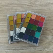 厂家直销20色半干水彩颜料/绘画颜料美术生初学者用便携装批发
