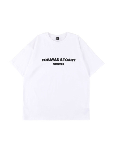 Cross-border Instagram short-sleeve t-shirt for men, Hong Kong-style printed round neck t-shirt, Hong Kong-style simple and versatile streetwear brand, five-point upper garment