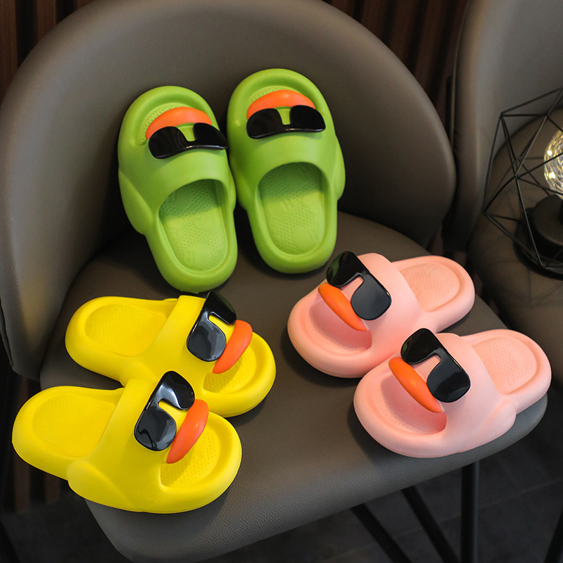 Zapatillas para niños Zapatillas de verano para bebés Sandalias y zapatillas para niños en el hogar de dibujos animados lindos Zapatillas para niños Duck